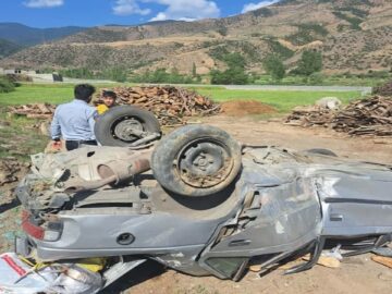 حادثه رانندگی در جاده سوادکوه با پنج مصدوم