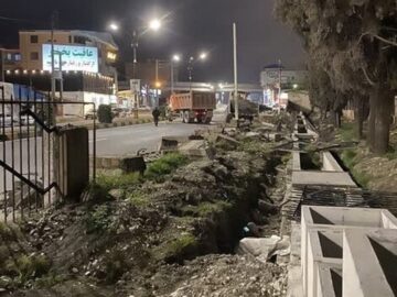 تخریب دیواره باغ ملی گیاه‌شناسی نوشهر با هدف گره ترافیکی